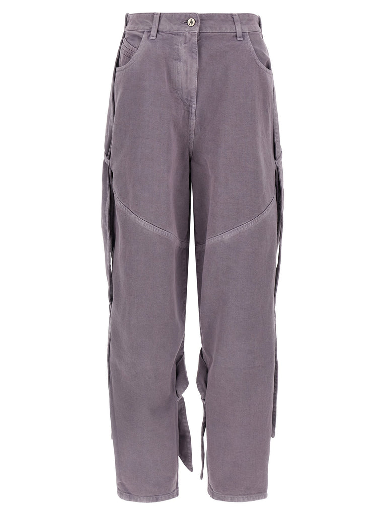 Garment-dyed jeans