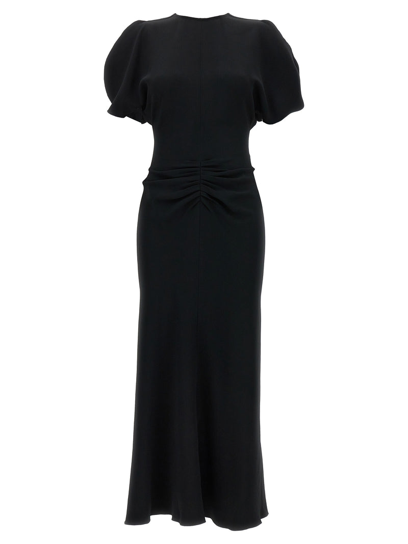 'Gathered Waist Midi' dress