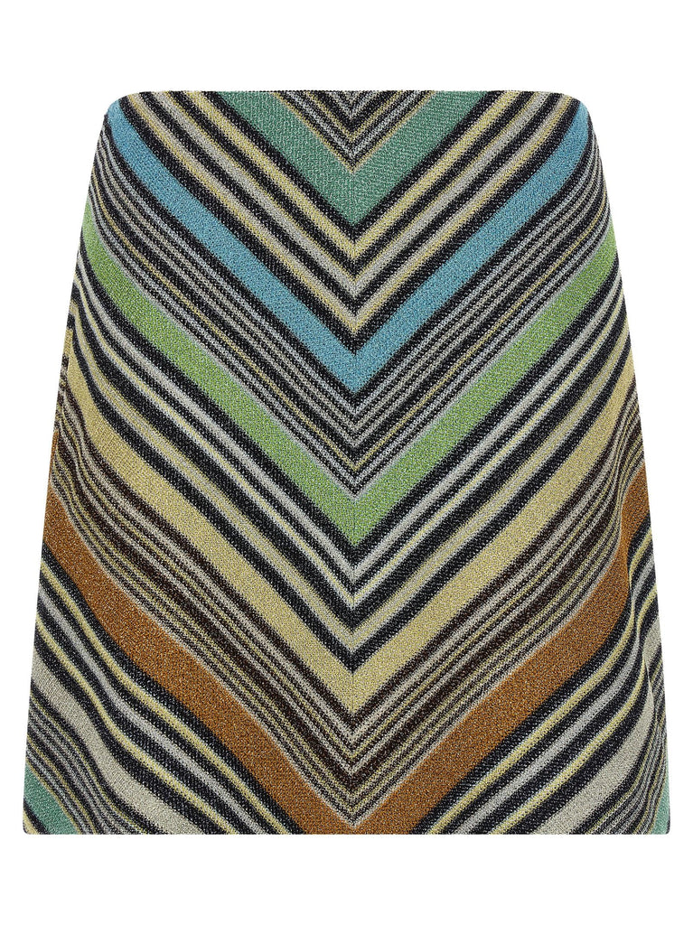 Geometric pattern skirt