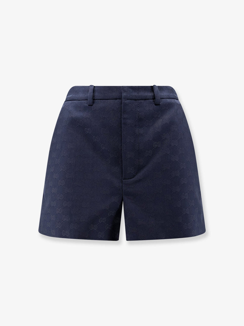 GG cotton blend shorts