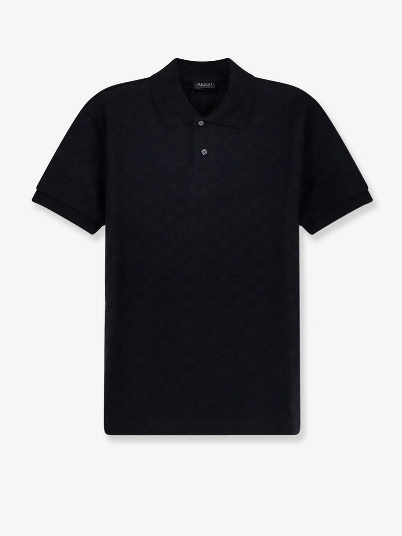 GG viscose blend polo shirt