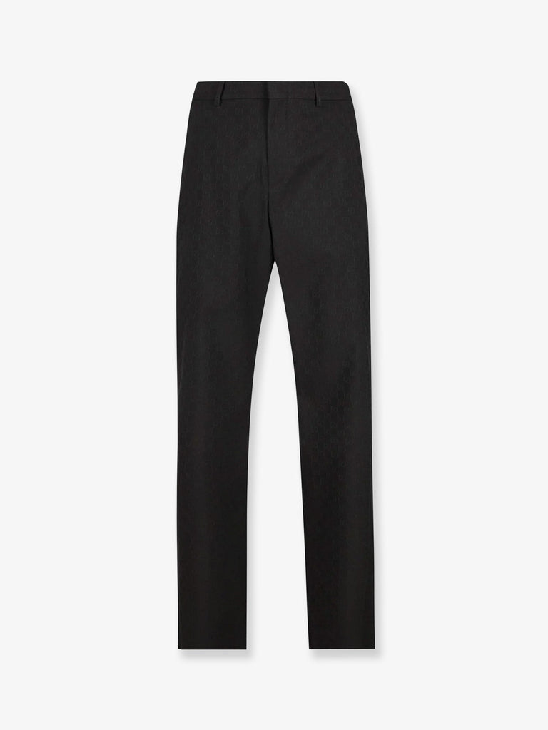 GG wool blend trousers