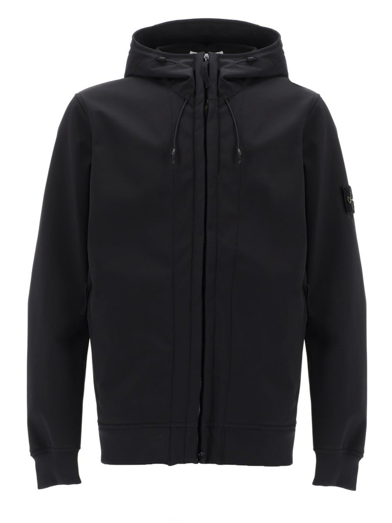 GIACCA "BIKER" CON CAPPUCCIO E ZIP