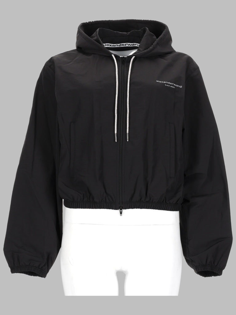 GIACCA CON CAPPUCCIO E LOGO