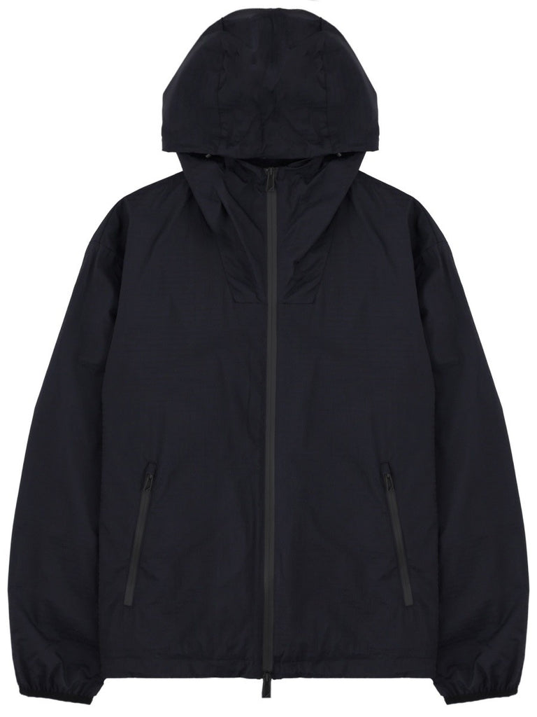 GIACCA CON ZIP E CAPPUCCIO