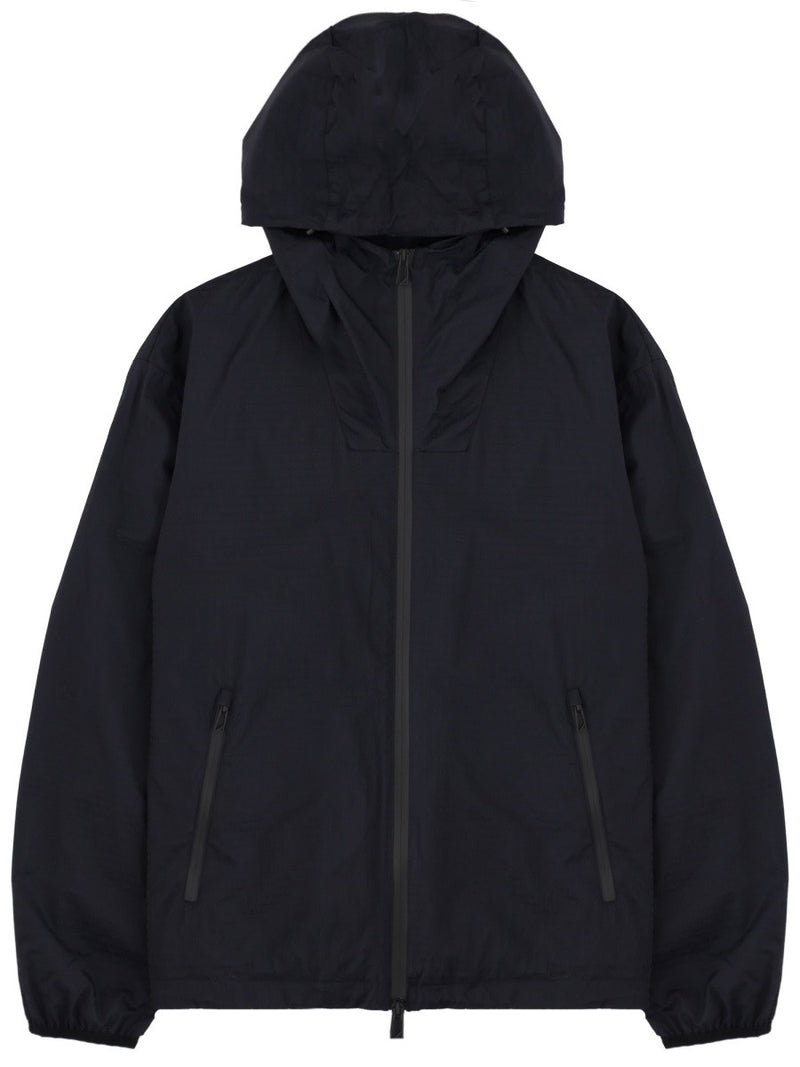 GIACCA CON ZIP E CAPPUCCIO