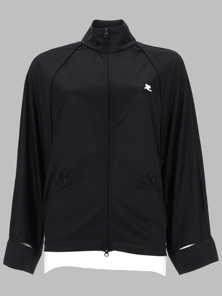 GIACCA TRACK CON MANICHE CUT-OUT
