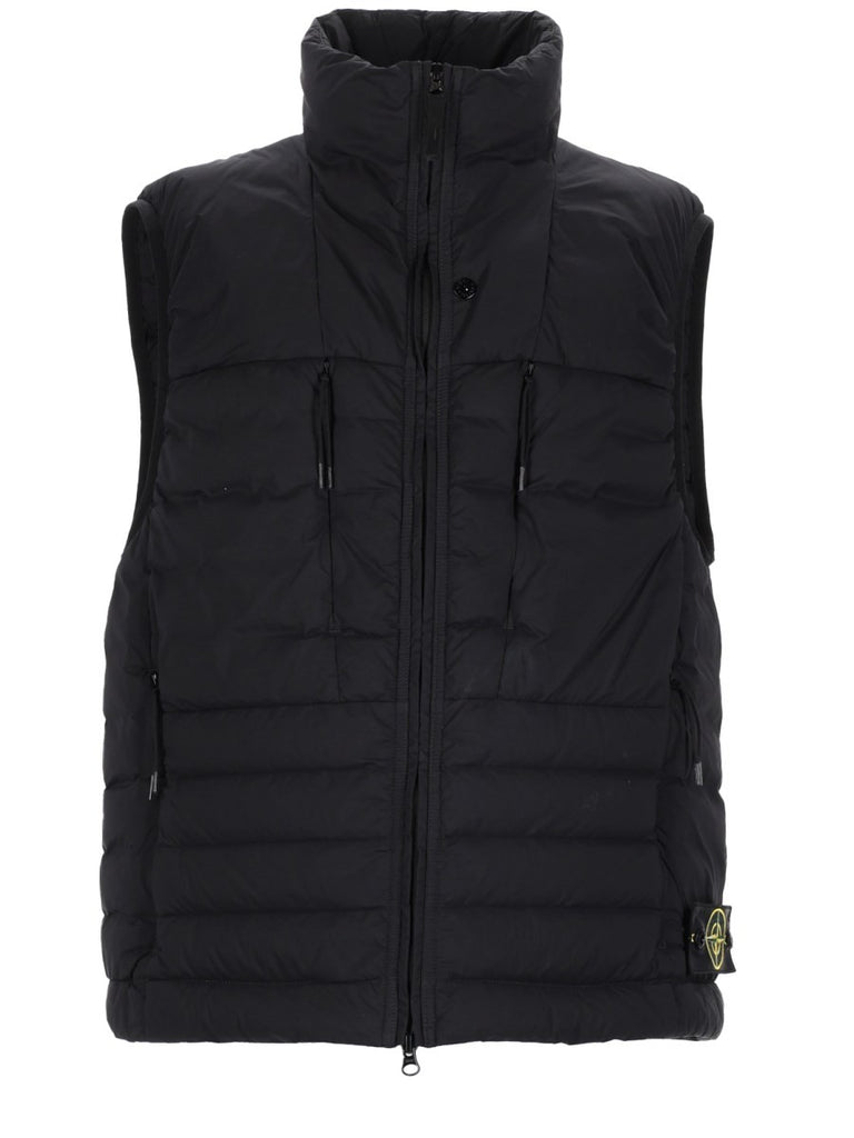 GILET IN PIUMA "SEAMLESS TUNNEL" IN NYLON