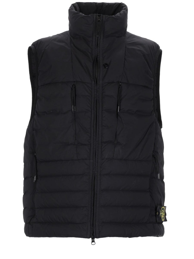 GILET IN PIUMA "SEAMLESS TUNNEL" IN NYLON