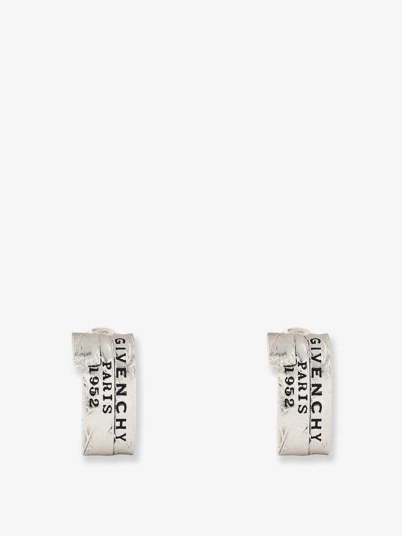 Givenchy Tape earrings in metal and enamel