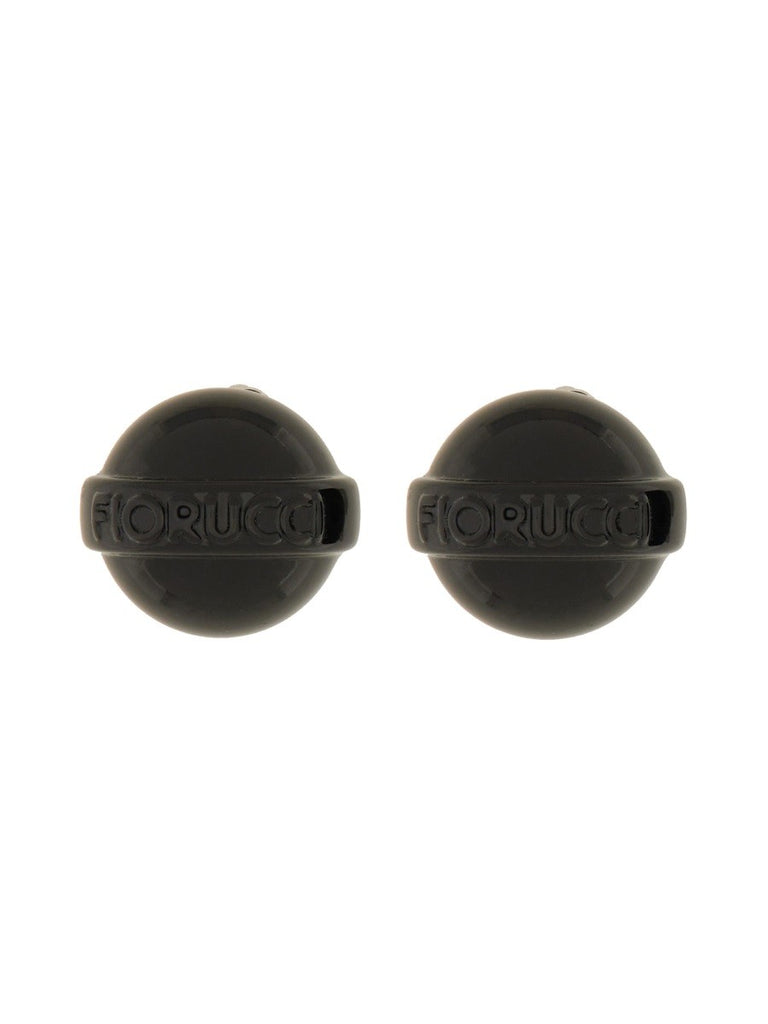 GLOSSY BLACK MINI LOLLIPOP EARRING