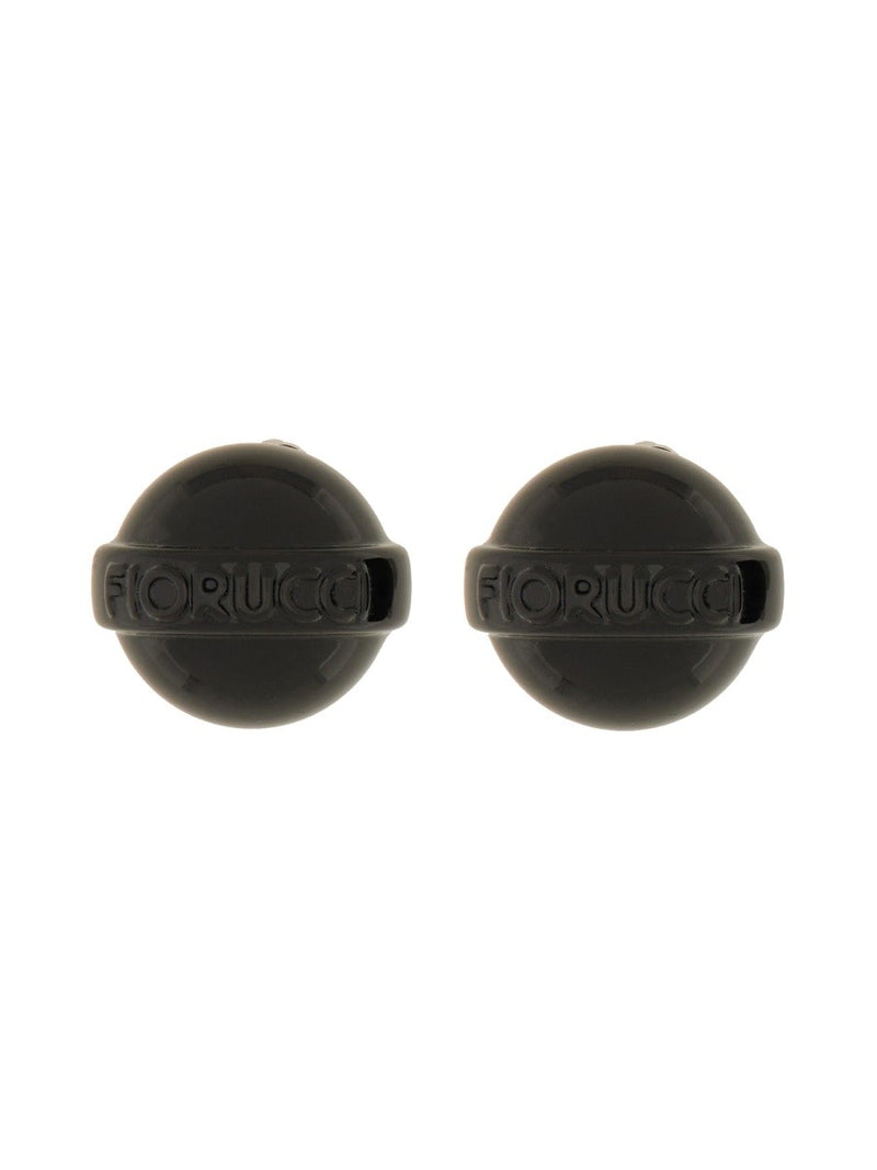 GLOSSY BLACK MINI LOLLIPOP EARRING