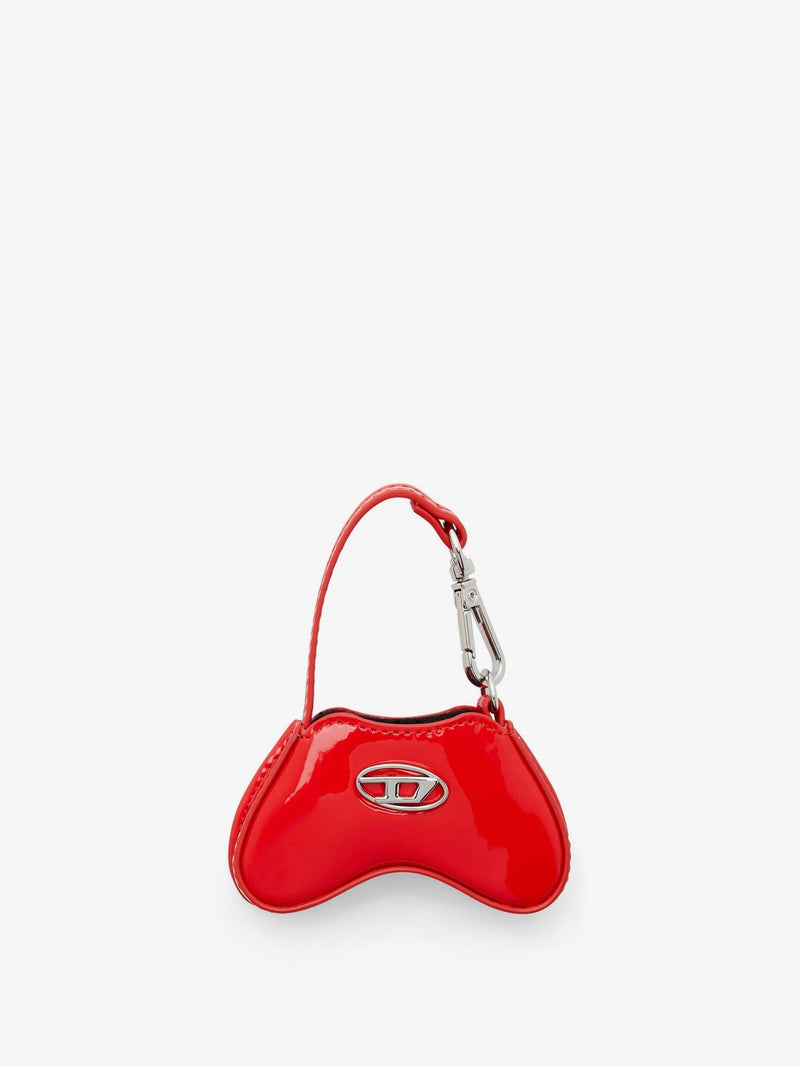 Glossy Play Charm keychain