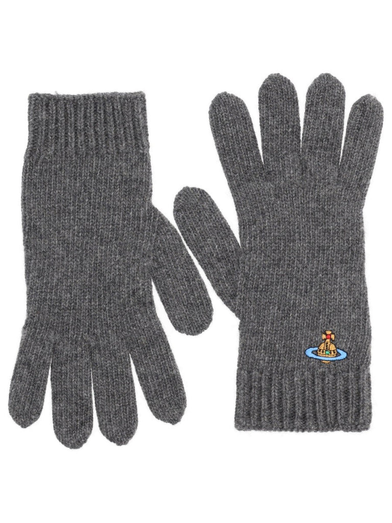 GLOVES WITH ORB EMBROIDERY