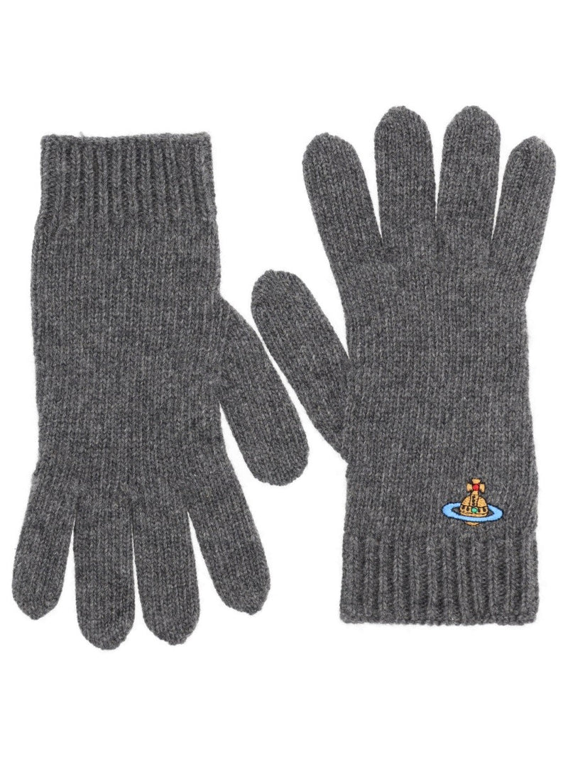GLOVES WITH ORB EMBROIDERY