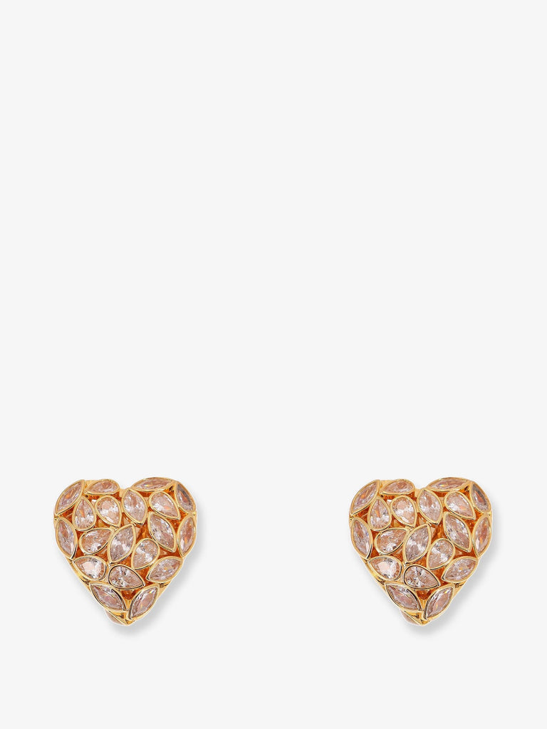 Gold brass earrings