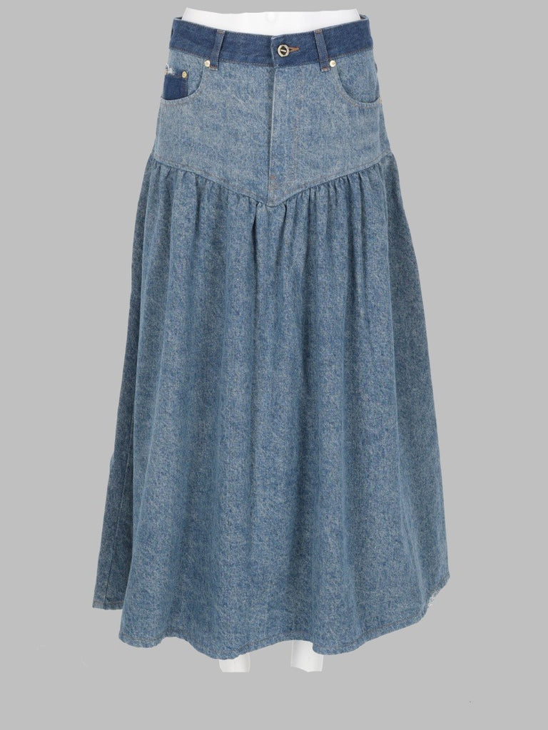 GONNA IN DENIM PATCHWORK