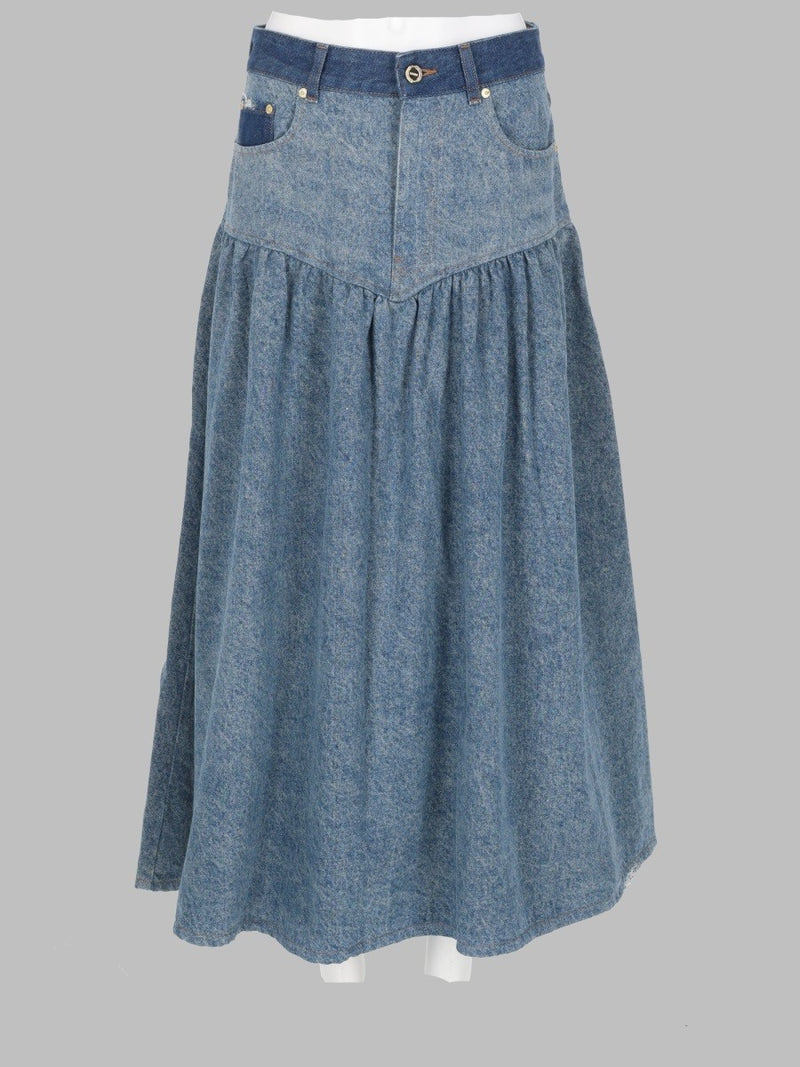 GONNA IN DENIM PATCHWORK