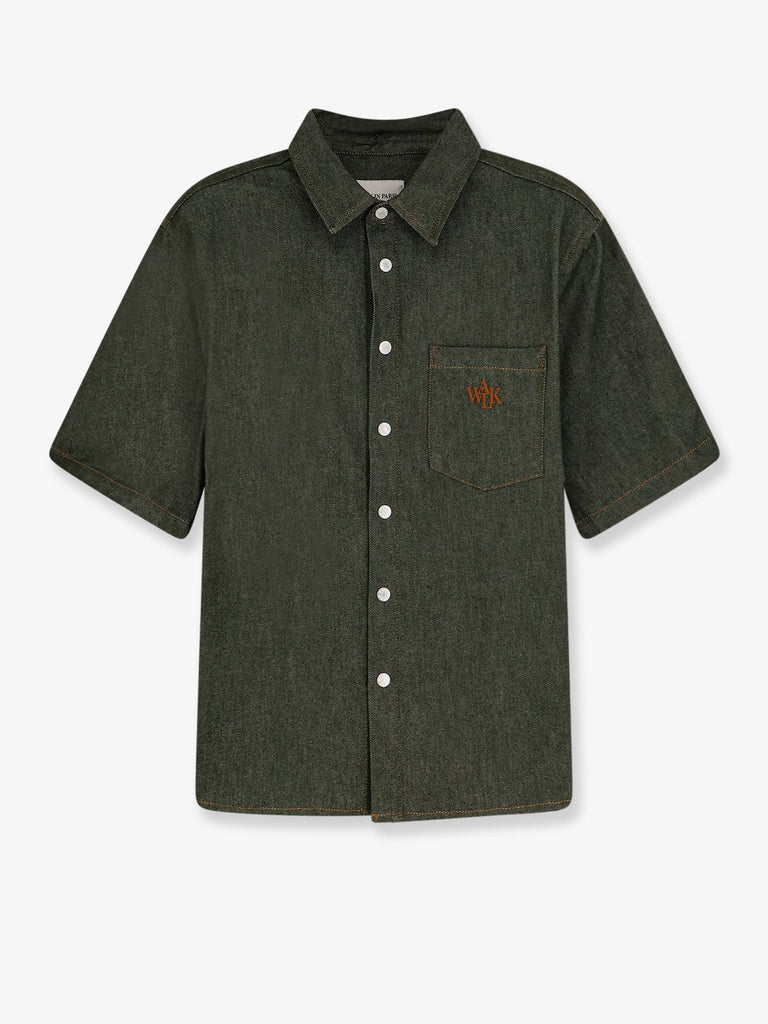 Green Denim Shirt