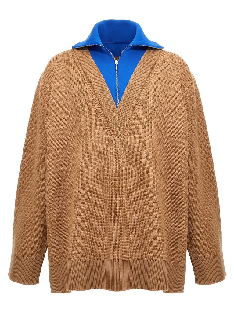 Half zip sweater