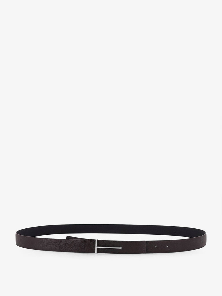 Hammered leather belt