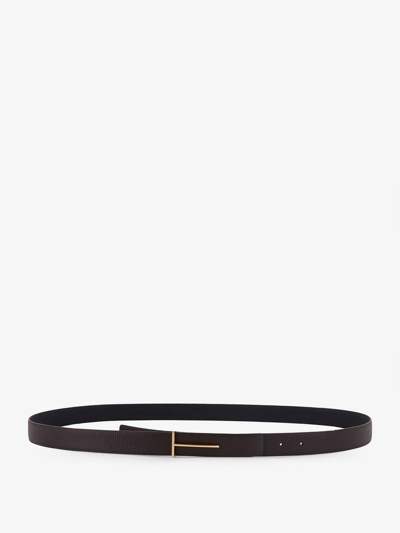 Hammered leather belt