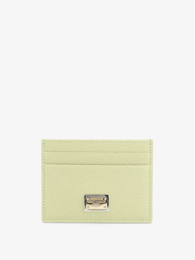 Hammered leather card holder