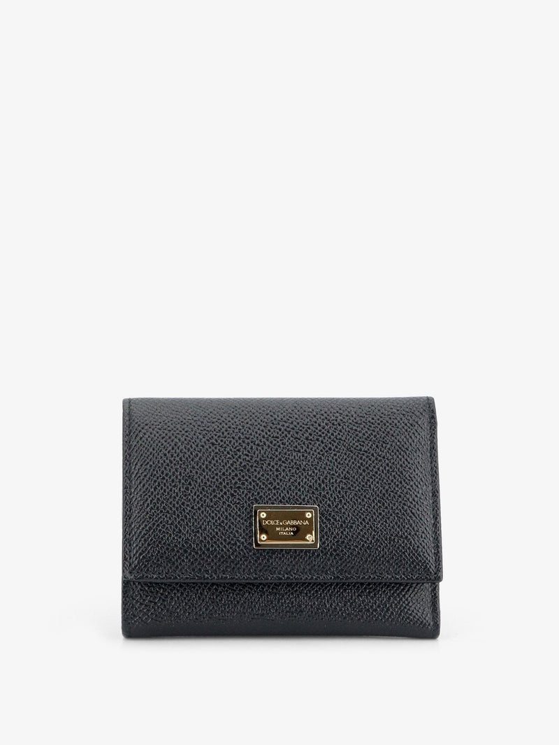 Hammered leather wallet