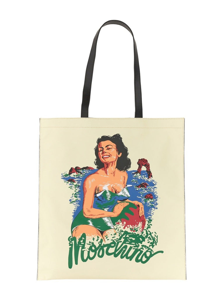 HAWAIIAN PRINT TOTE BAG