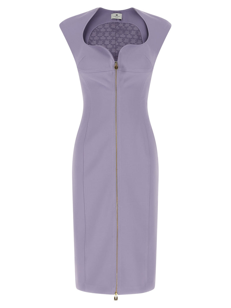 Heart-shaped neckline dress