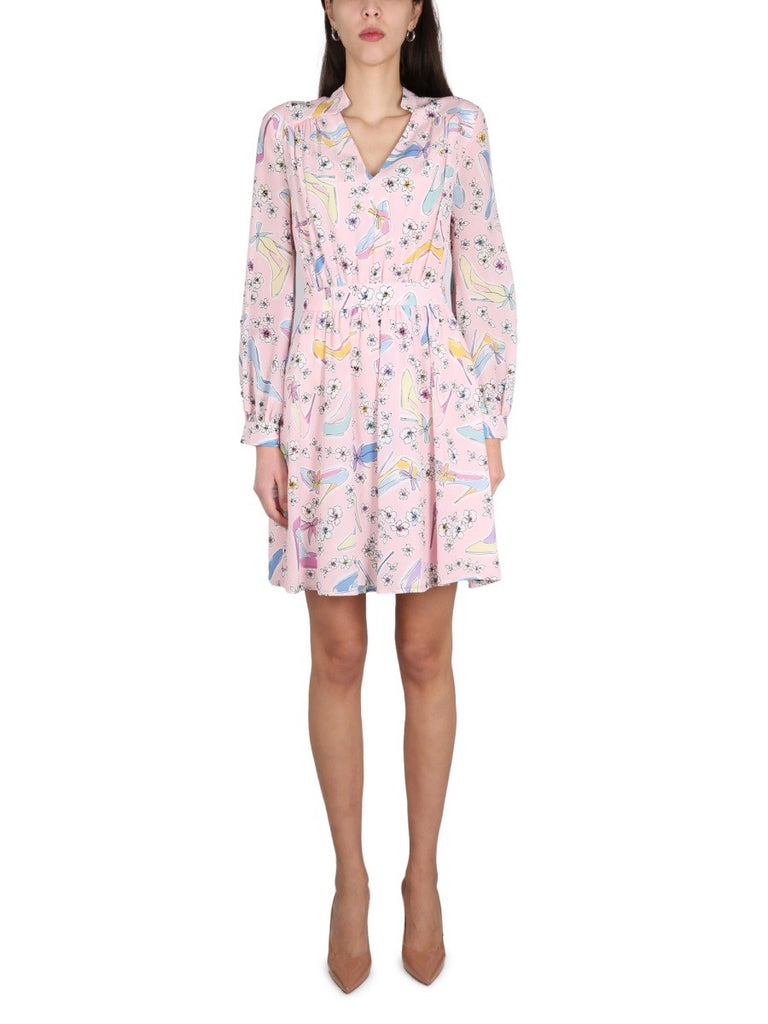 "HEELS AND FLOWERS" DRESS