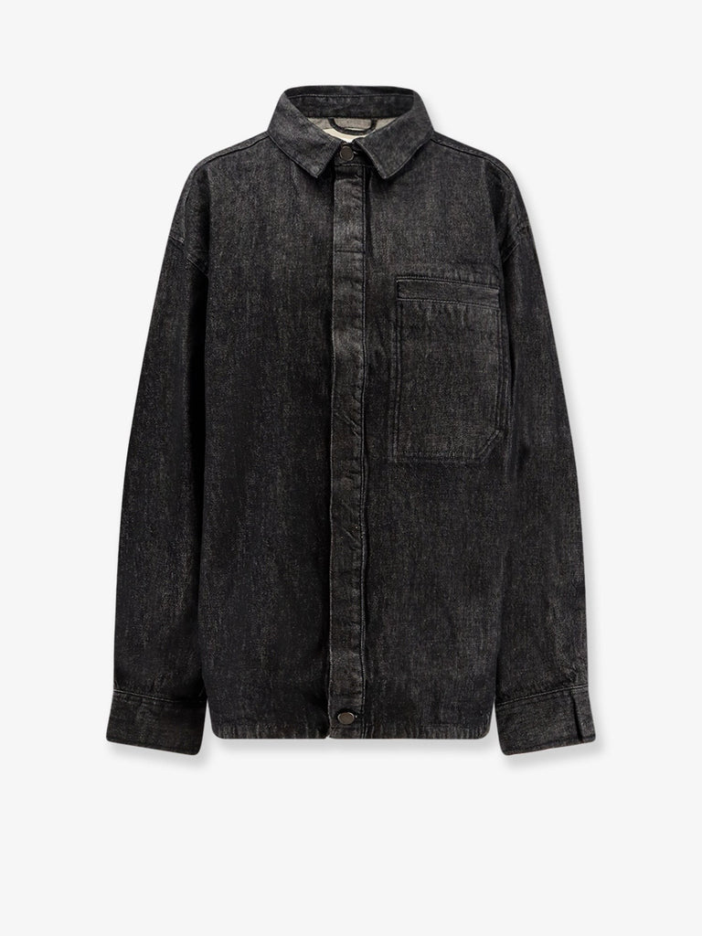 Herculean black denim shirt/jacket