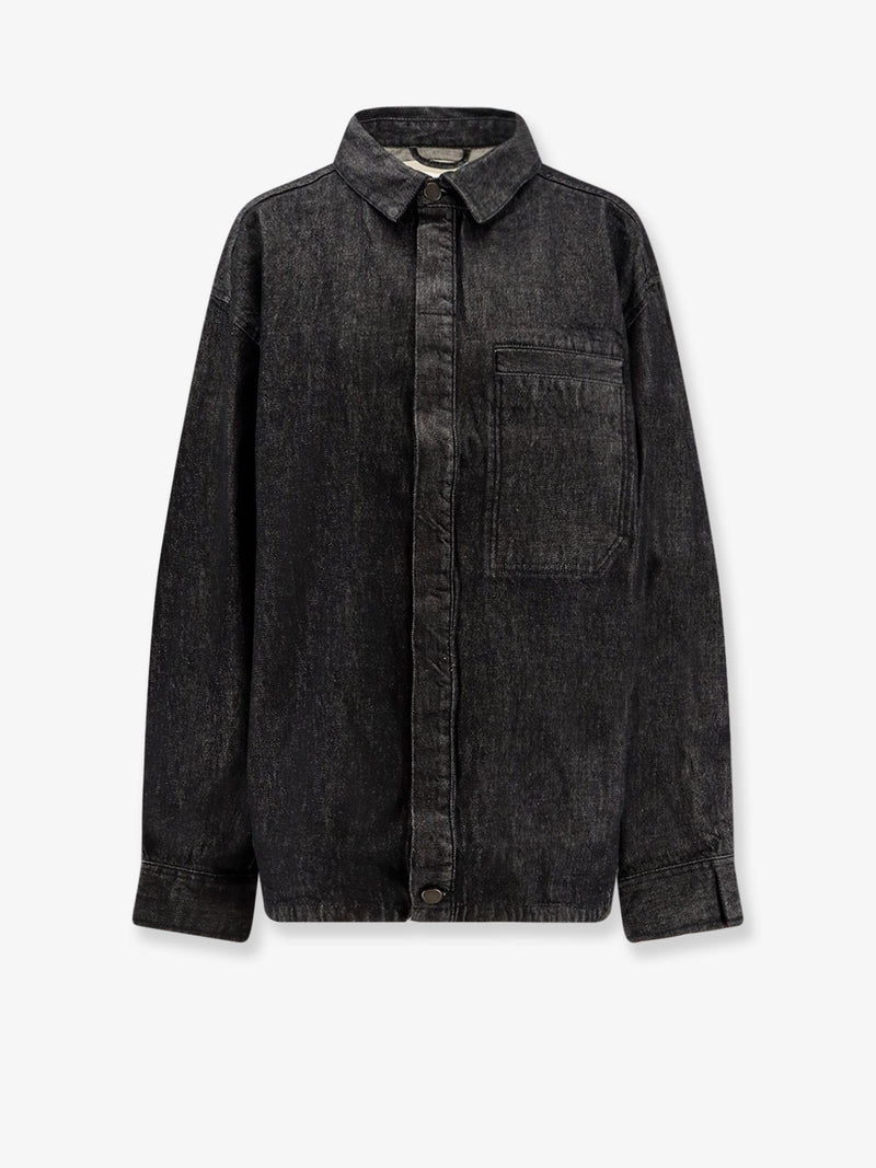 Herculean black denim shirt/jacket