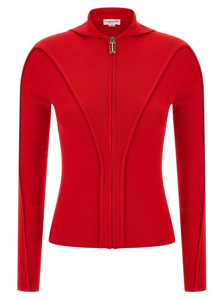 Hooded cardigan