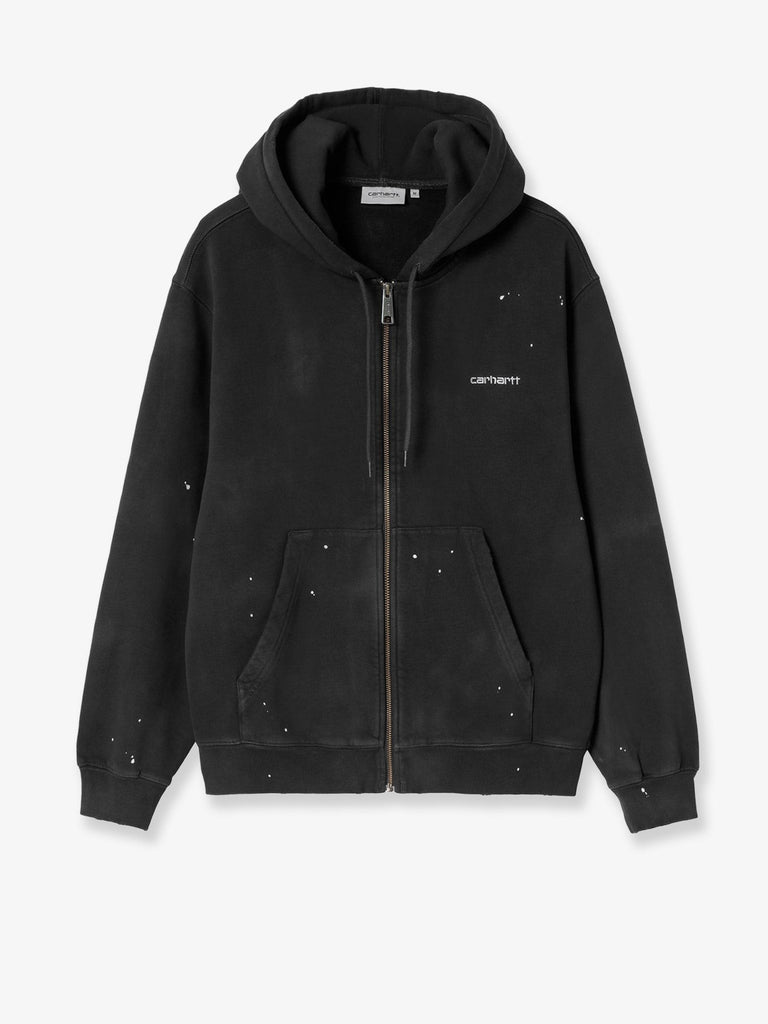Hooded Painter cotton sweatshirt with front embroidered logo