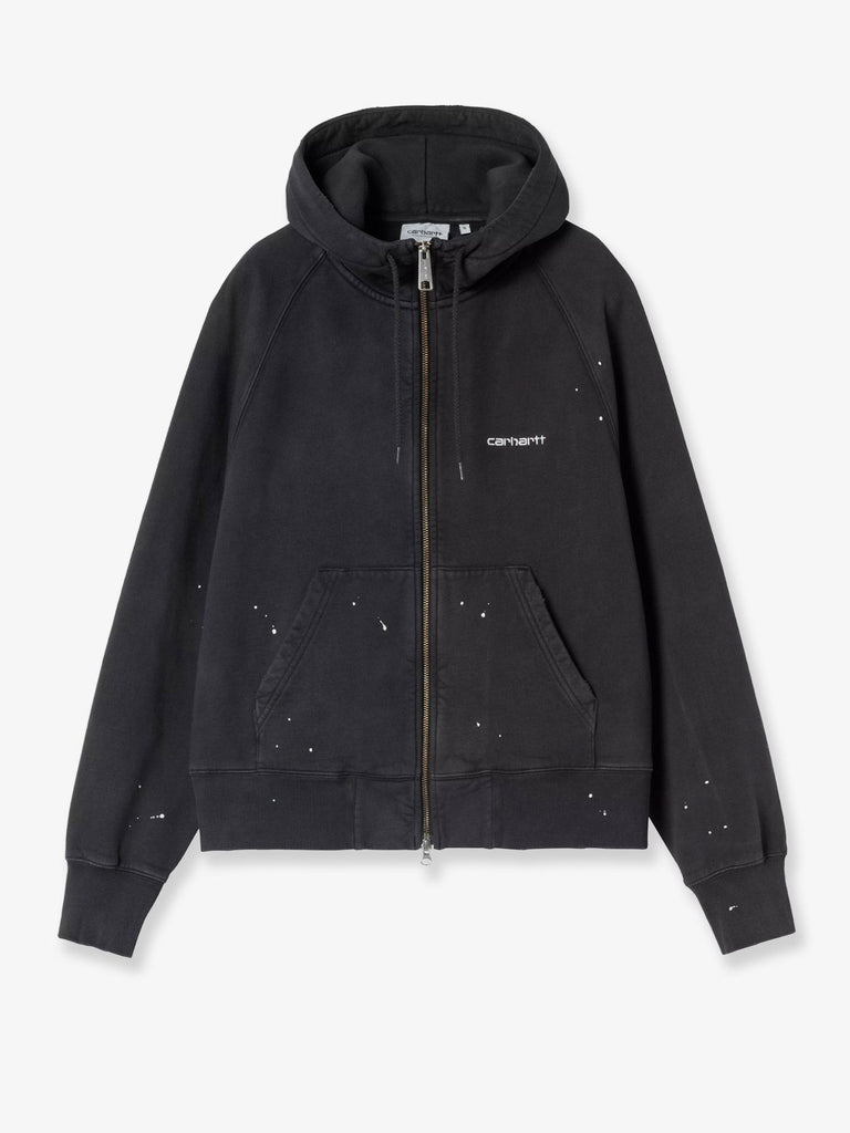 Hooded Painter cotton sweatshirt with front embroidered logo