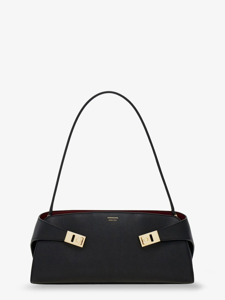 Hug East-West leather shoulder bag