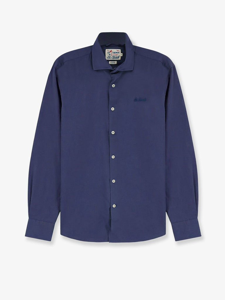 Ice cotton shirt with embroidered logo on the front