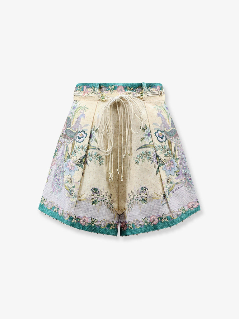 Indra cotton and silk shorts