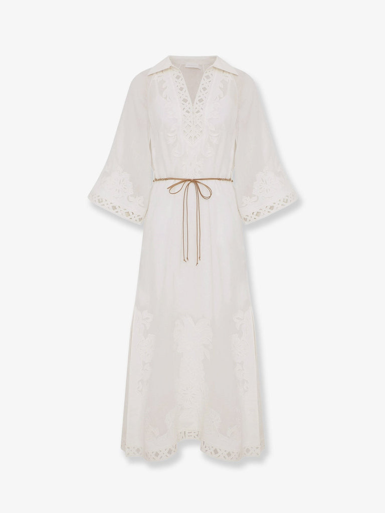 Indra long ramie dress