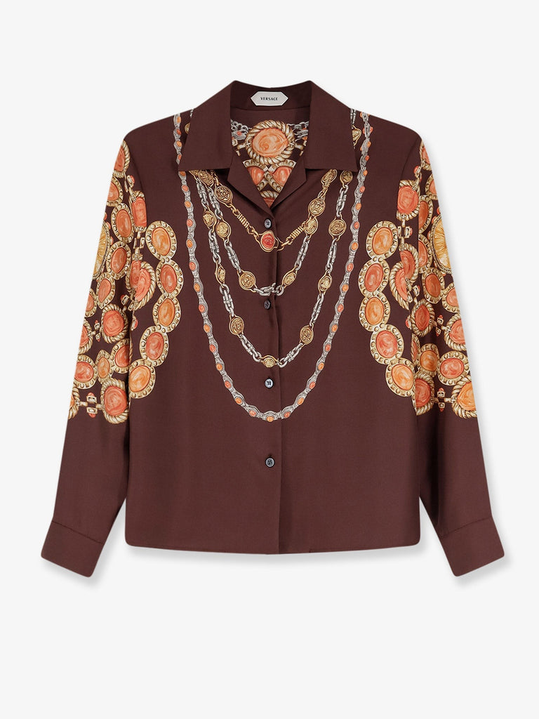 Informal silk shirt