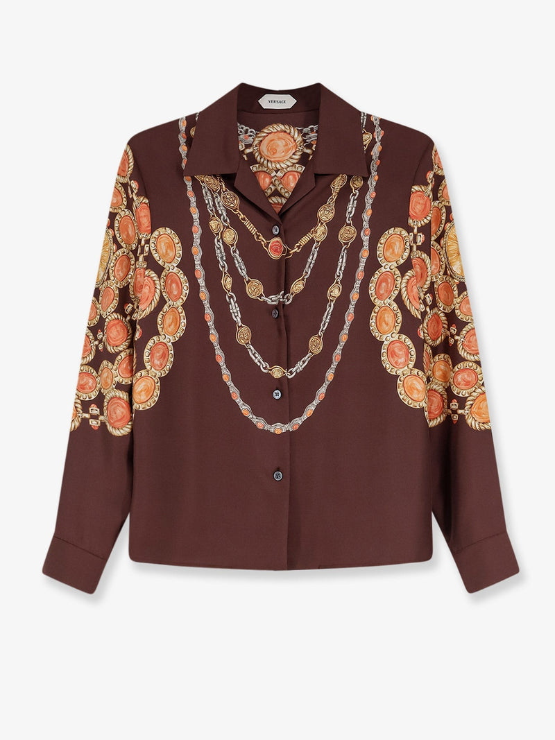 Informal silk shirt