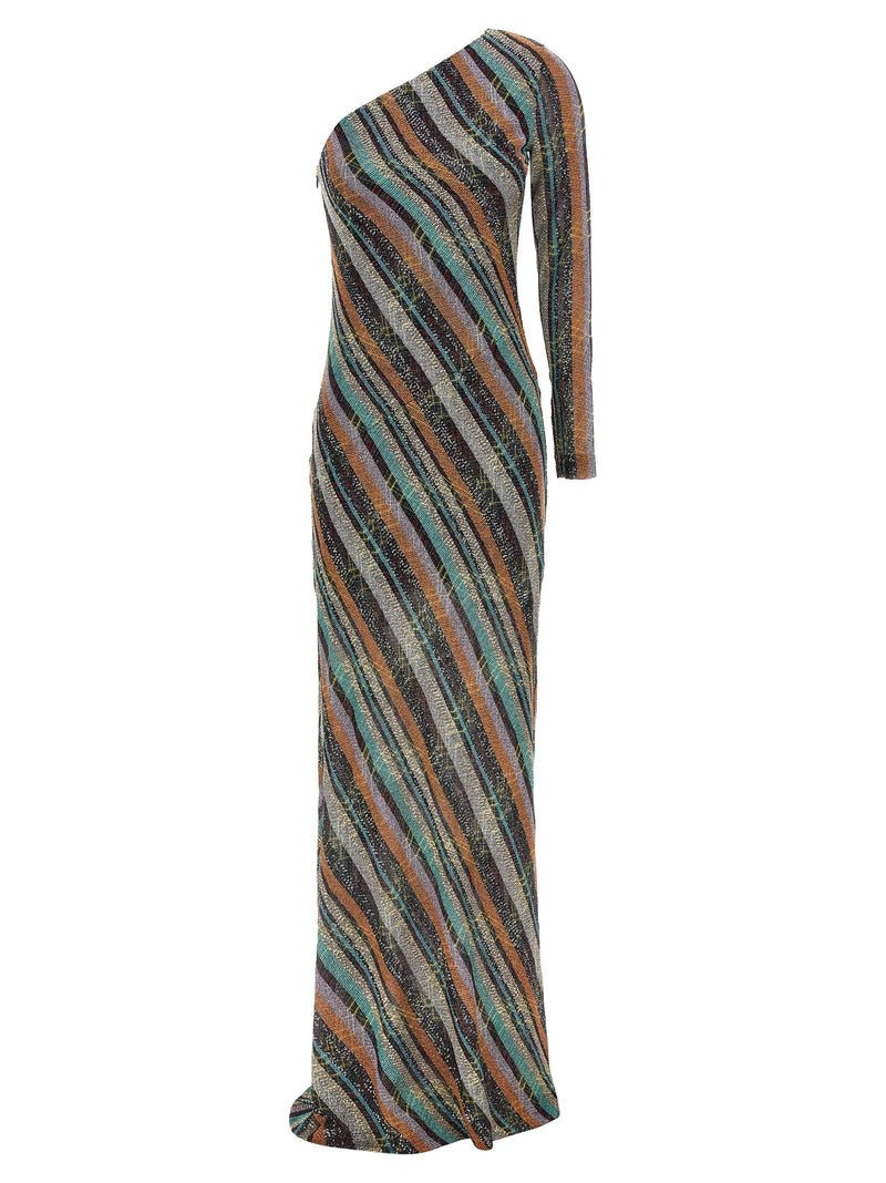 Irregular zig zag dress