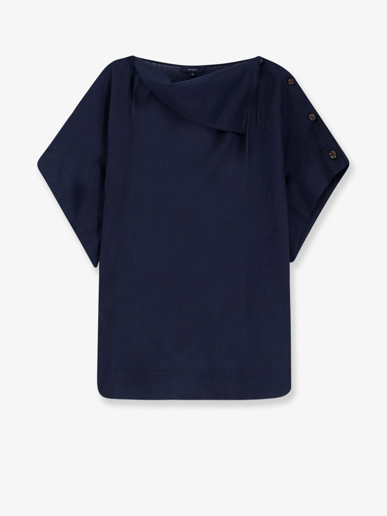 Issa top in linen blend