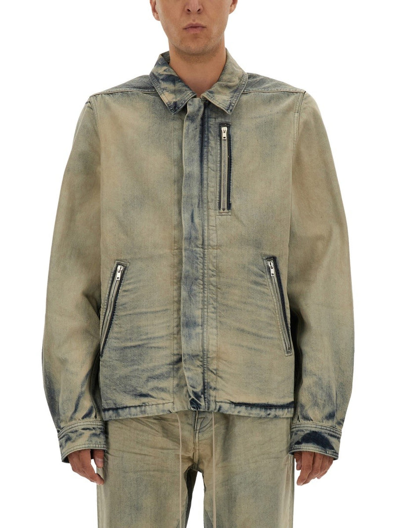 JACKET WITH CONCEALED ZIPPER