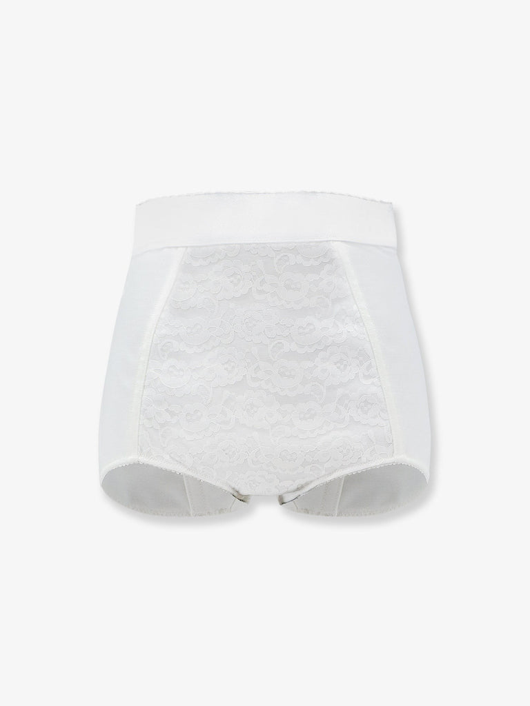Jacquard and lace shorts