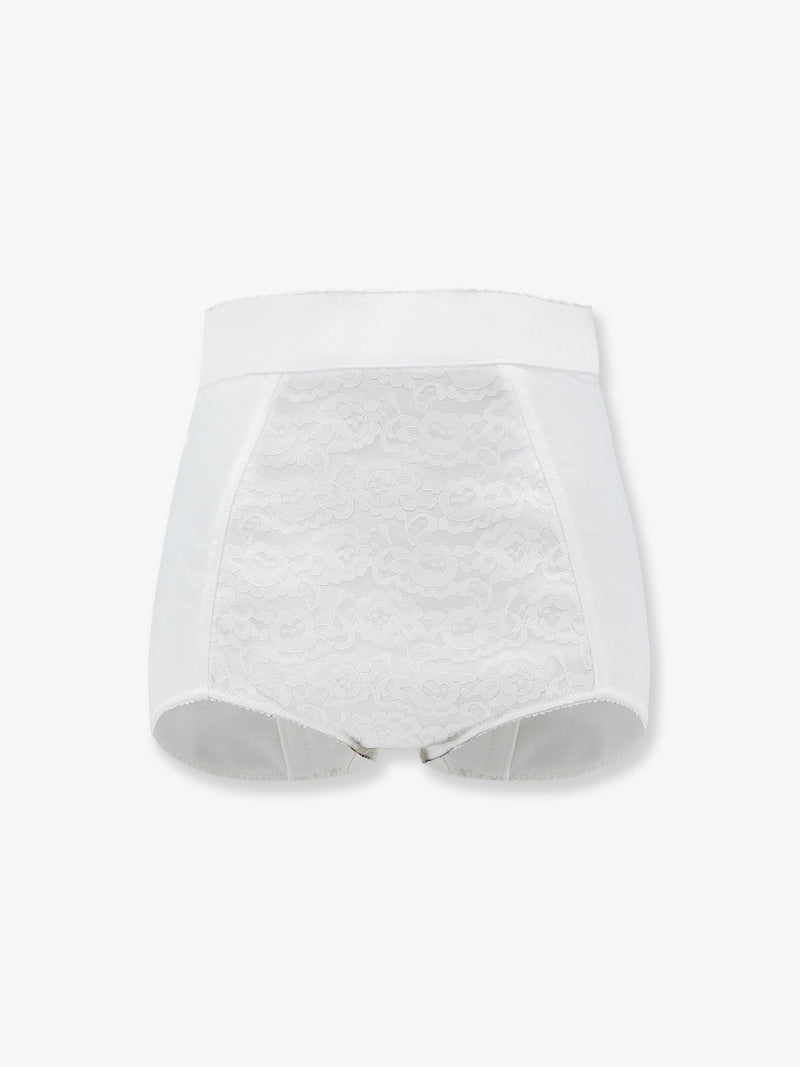 Jacquard and lace shorts