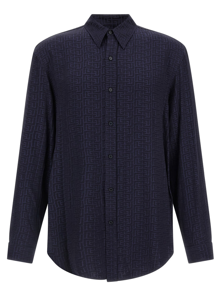 Jacquard monogram shirt