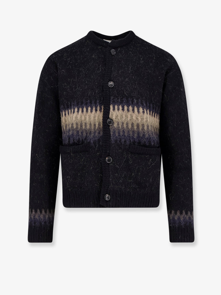 Jacquard Unisex alpaca cardigan