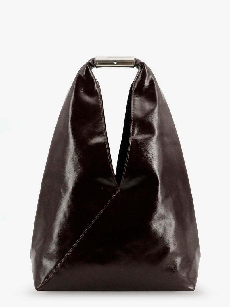 Japanese shiny leather shoulder bag